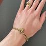 Stunning 9ct gold vintage heavy charm bracelet Image 9