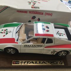 Ferrari Testarossa Italia 90 Rare Wood Base 1/18