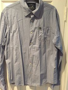 Scotch & Soda Blue Pinstripe Shirt