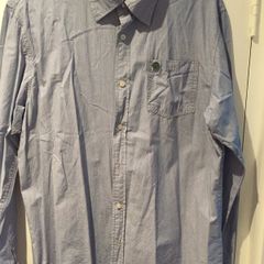 Scotch & Soda Blue Pinstripe Shirt