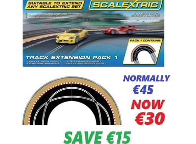 Scalextric C8510: New Track Extension Pack 1  (R2 radius 2 )
