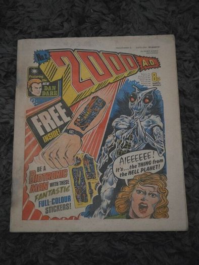 2000ad prog 2 1st appearance of Judge Dredd