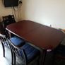 Mahogany Dining table and 6 chairs Image 2