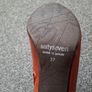 Red heel leather boots Image 6