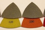 4PC SET 3" Diamond Electroplated Triangular Polishing Pads