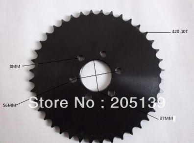 Quad Atv Rear Sprocket 428 40tooth