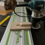 Rail Guide for Makita RT0700C Router on Festool FS Rail Image 2