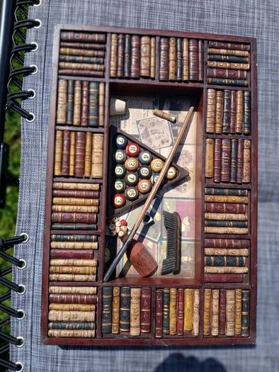 Wooden Framed Large Snooker Plague