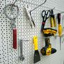 Tools Organiser Rack - Shelving - Peg Board With Hooks Image 3