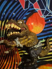 Extreme Dinosaurs Mega T-bone Mattel 1997 T-rex Action Figure