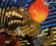 Extreme Dinosaurs Mega T-bone Mattel 1997 T-rex Action Figure