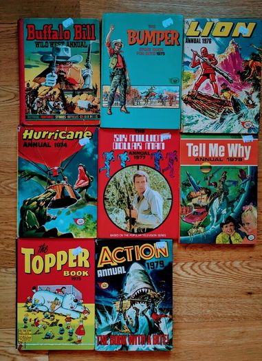 Annuals large lot, Beano, Dandy etc