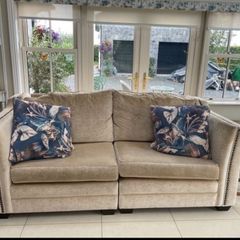 cream sofa