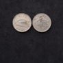 Vintage 1963 and 1965 Irish Florins (Two Shilling Coins) - Salmon Design Image 2