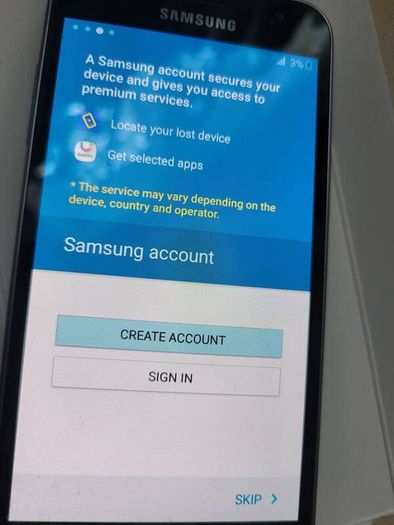 Samsung galaxy J3 6
