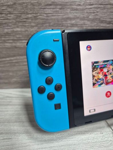 Nintendo Switch V2 32GB Handheld Console With Mix Joy-Cons - Excellent Condition