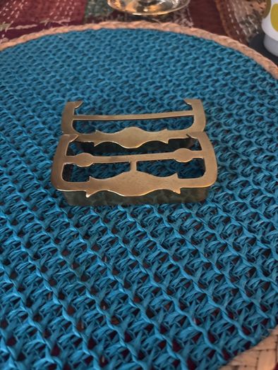 antique  brass trivets