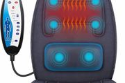 Massager with 2 Heat Levels, Mother's Day Gifts, Massager Chair for Back Pain, 10 Vibration Massage Motors, Gifts for Women Men