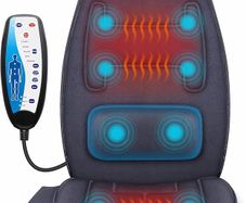 Massager with 2 Heat Levels, Mother's Day Gifts, Massager Chair for Back Pain, 10 Vibration Massage Motors, Gifts for Women Men