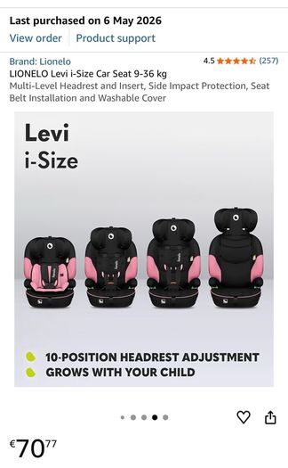 car seat /pink