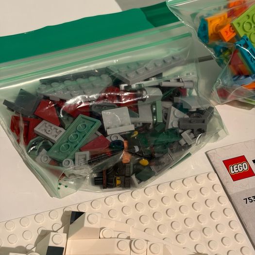 Lego Star Wars Mini Figures with extra sets and parts