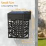 Solar Fence Lights, 6 Pack Garden Solar Fence Lights with Warm White and Multi-Colour Changing Modes Image 6