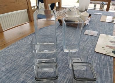 Glass vases