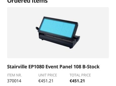Event Panel Smd EP1080 RGB light