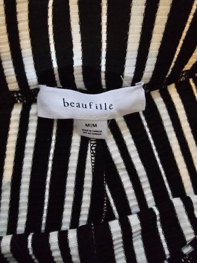 Beaufille Striped Bell Bottom Trousers