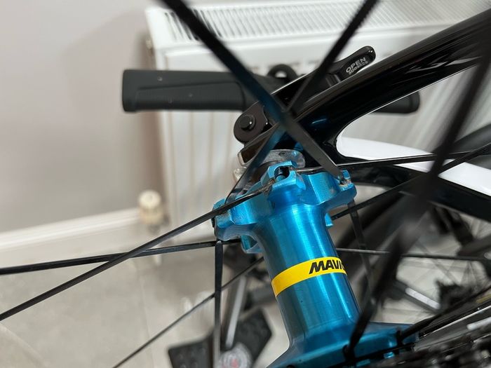 Mavic Ksyrium Elite, Blue Alu hubs