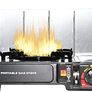 Camp Camping Windshield Stove Aluminium Camping Windshield Compact Folding Camping Stove Image 4