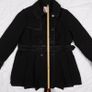 Jasper Conran Black Quilted Trench Coat Peacoat 18UK/46EU Image 10