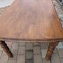 Solid wood table and chairs Image 4