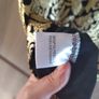 gold black skirt size m Image 8