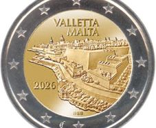 Malta 2 Euro Commemorative Coin 2026 Valetta
