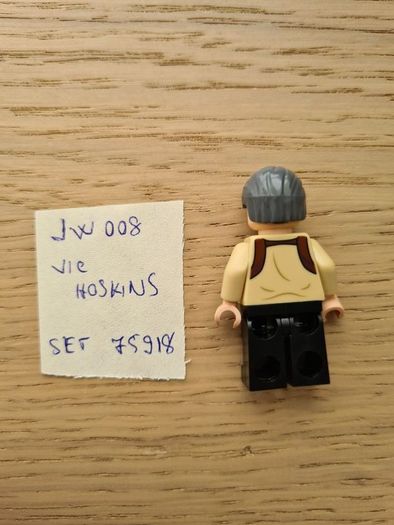 lego jw008 vic hoskins, set 75918 jurassic world