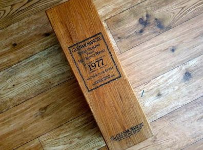 Glenmorangie 1977 Vintage Wooden Presentation Box