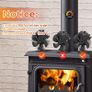 Log Burner Fan Silent Operation | 6-Blade Stove Fans Log Burners | Wood Burner Fans Heat Powered | Fan for Wood Burning Stove | Fireplace Accessories Tools Image 6