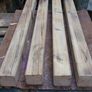 4 Rustic Wood Beams,Sanded & Cleaned .3.5ft Image 3