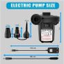 Electric Air Pump with 3 Nozzles/Inflate Or Deflate Swimming Ring, Airbeds, Paddling Pools & Other Toys / AC110-240V/ DC12V/50W (Black-Air-Pump) Image 6