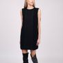DSQUARED2 Black Fully Lined Sleeveless Shift Dress Image 2