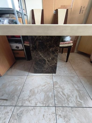 marble table
