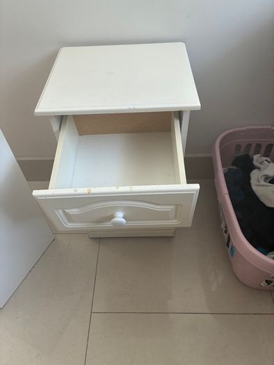 Bedside lockers with lamps