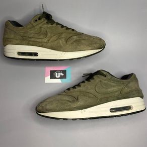 Premium Nike Air Max 1 Olive Buttery Suede