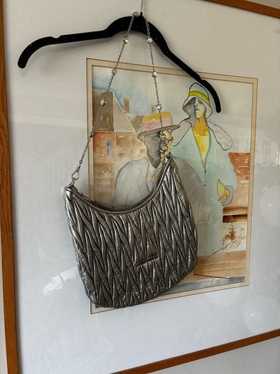Miu miu crystal chain bag