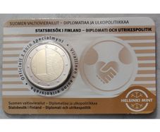 Finland 2 Euro Base Metals Brilliant Uncirculated Coin 2025 - Diplomacy and Foreign Policy