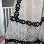 Maje white & black  lace dress Image 4