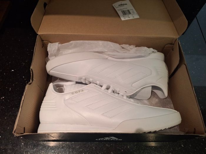 Adidas Copa Super Trainers - All White - Size UK 12 (In Box)