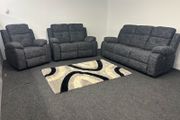 New 3+2+1 Fabric Recliner Sofas