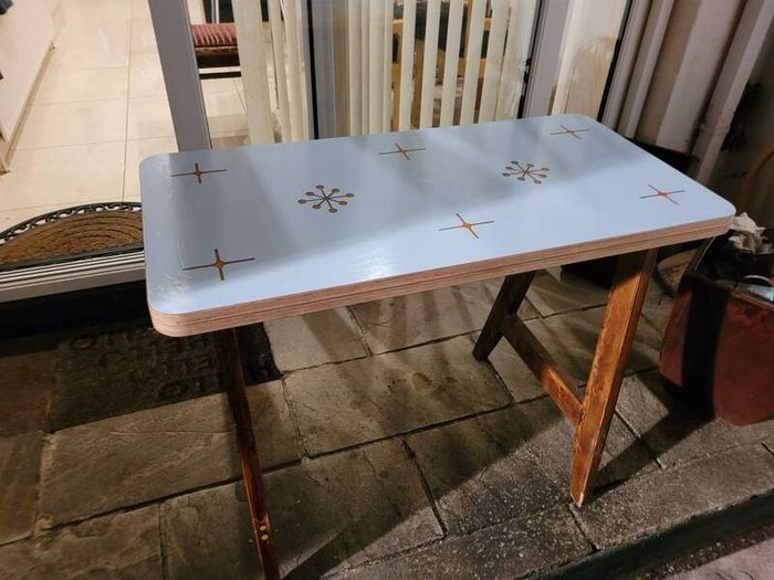retro folding table